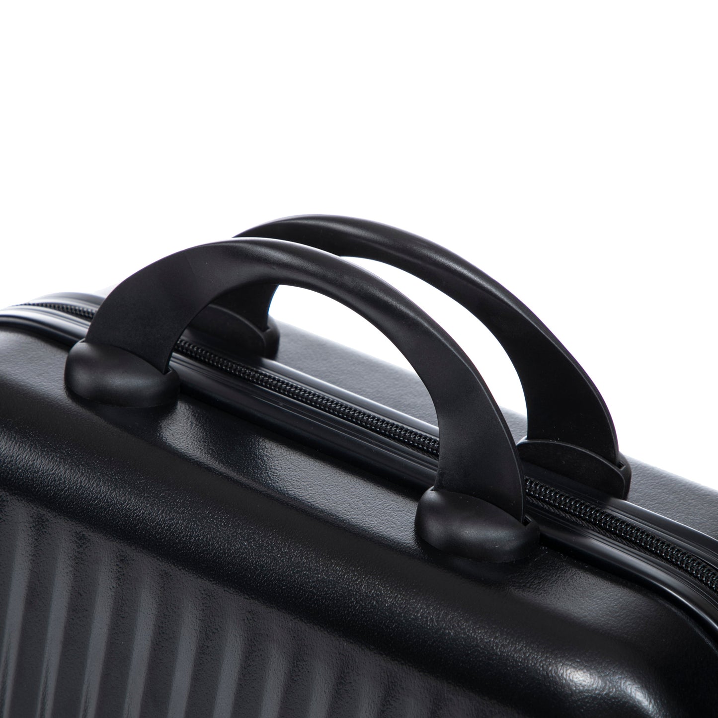 14" & 20"ABS Spinner Wheel Luggage Set with Cosmetic Case