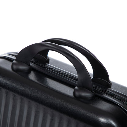 14" & 20"ABS Spinner Wheel Luggage Set with Cosmetic Case