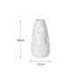 Nordic Simple Ceramic Concave White Vase Soft Home Decoration Ornaments