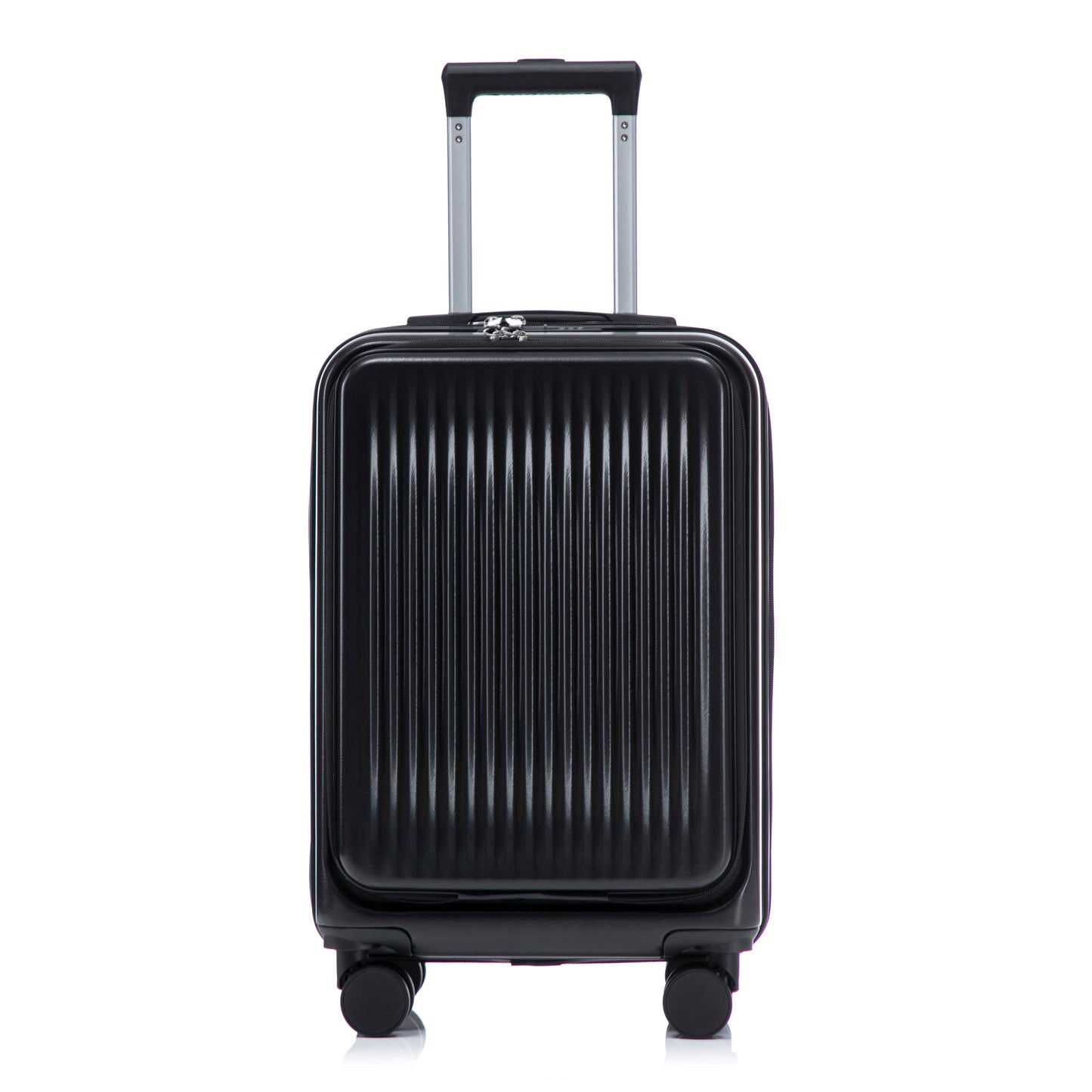 14" & 20"ABS Spinner Wheel Luggage Set with Cosmetic Case
