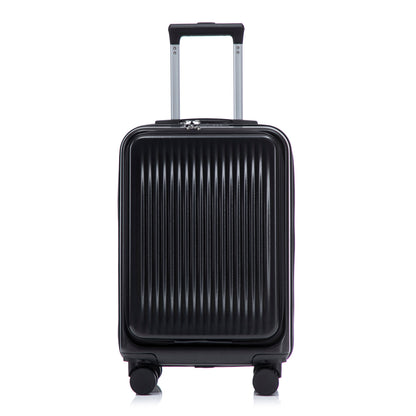 14" & 20"ABS Spinner Wheel Luggage Set with Cosmetic Case